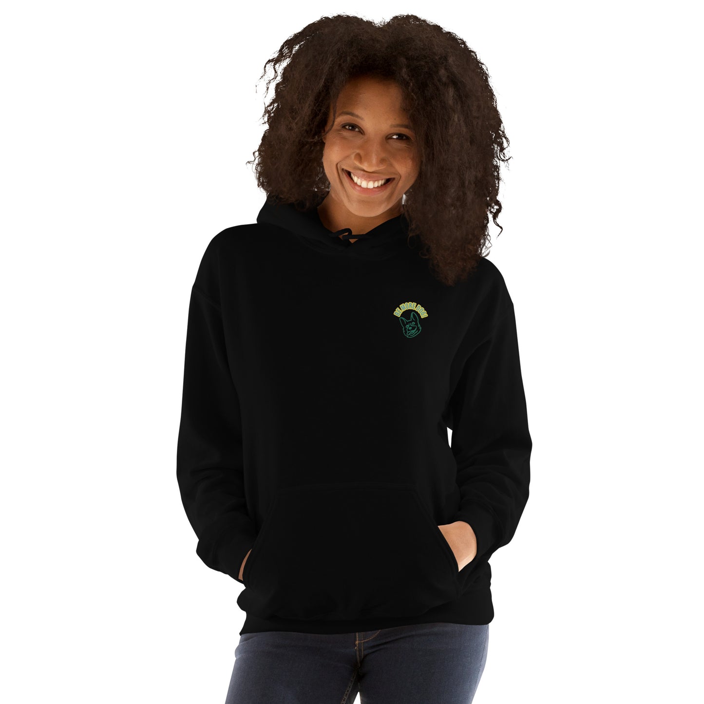 Be More Dog - Embroidered Hoodie