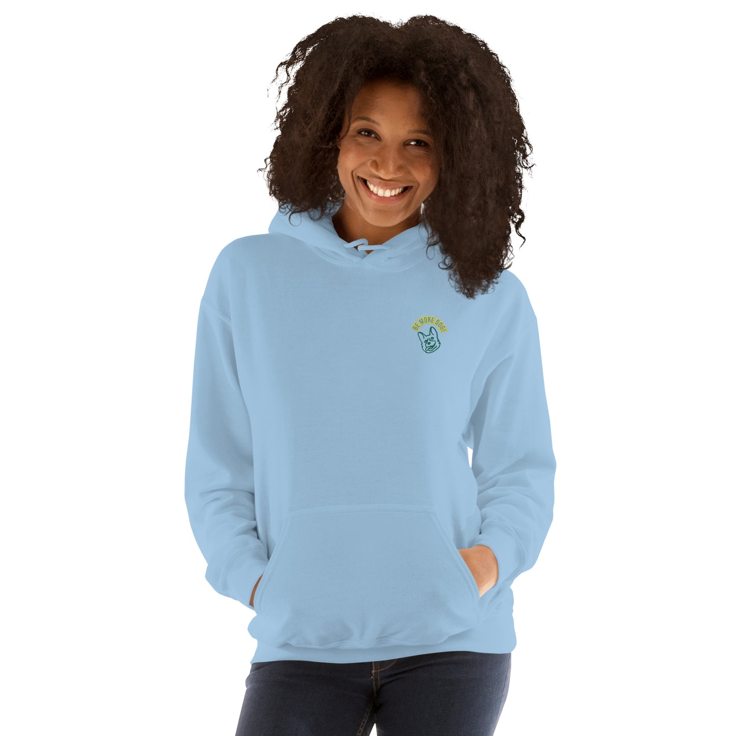 Be More Dog - Embroidered Hoodie