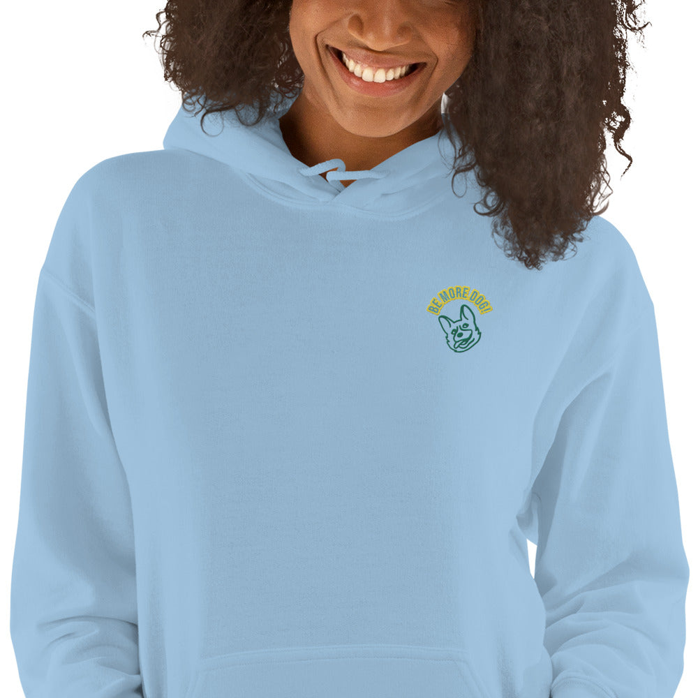 Be More Dog - Embroidered Hoodie