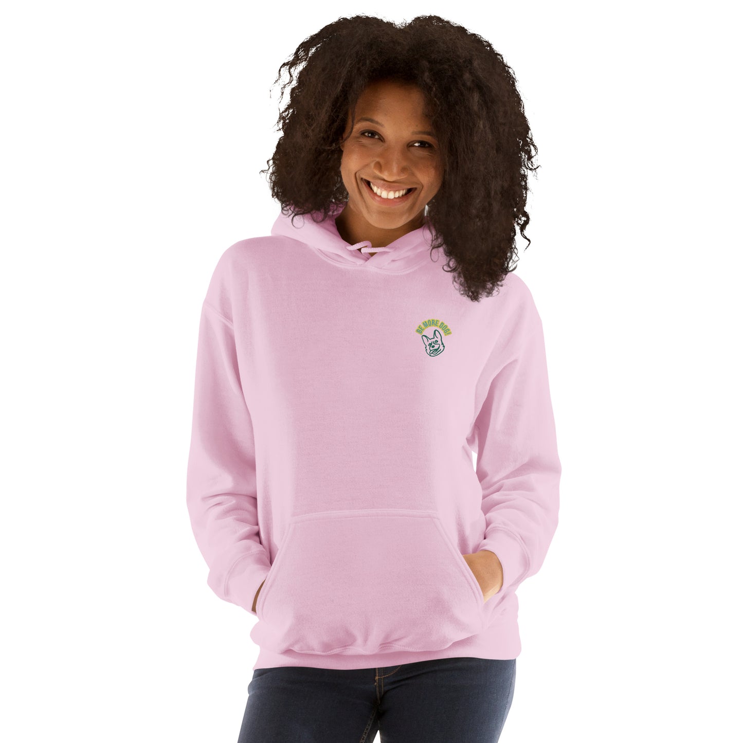 Be More Dog - Embroidered Hoodie