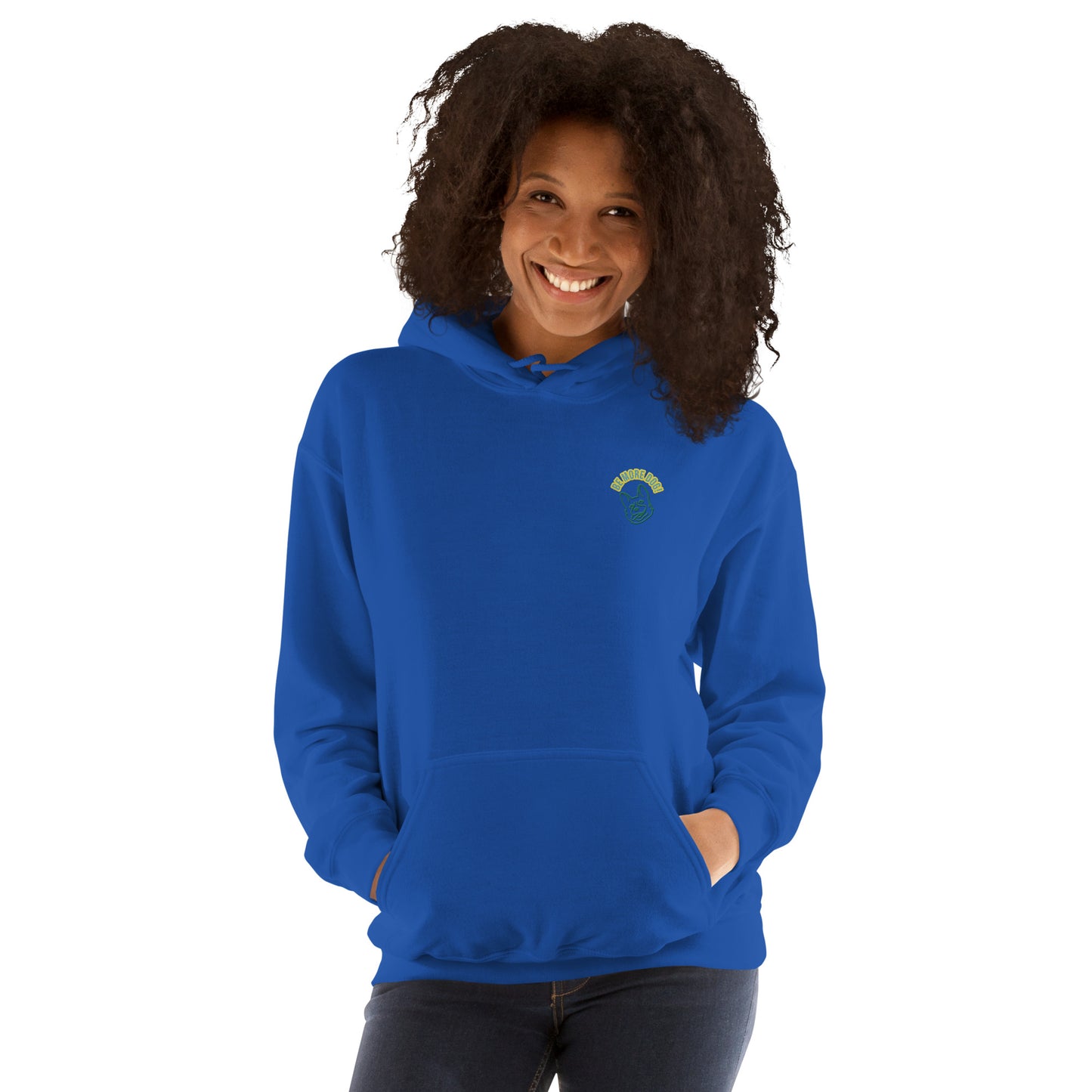 Be More Dog - Embroidered Hoodie