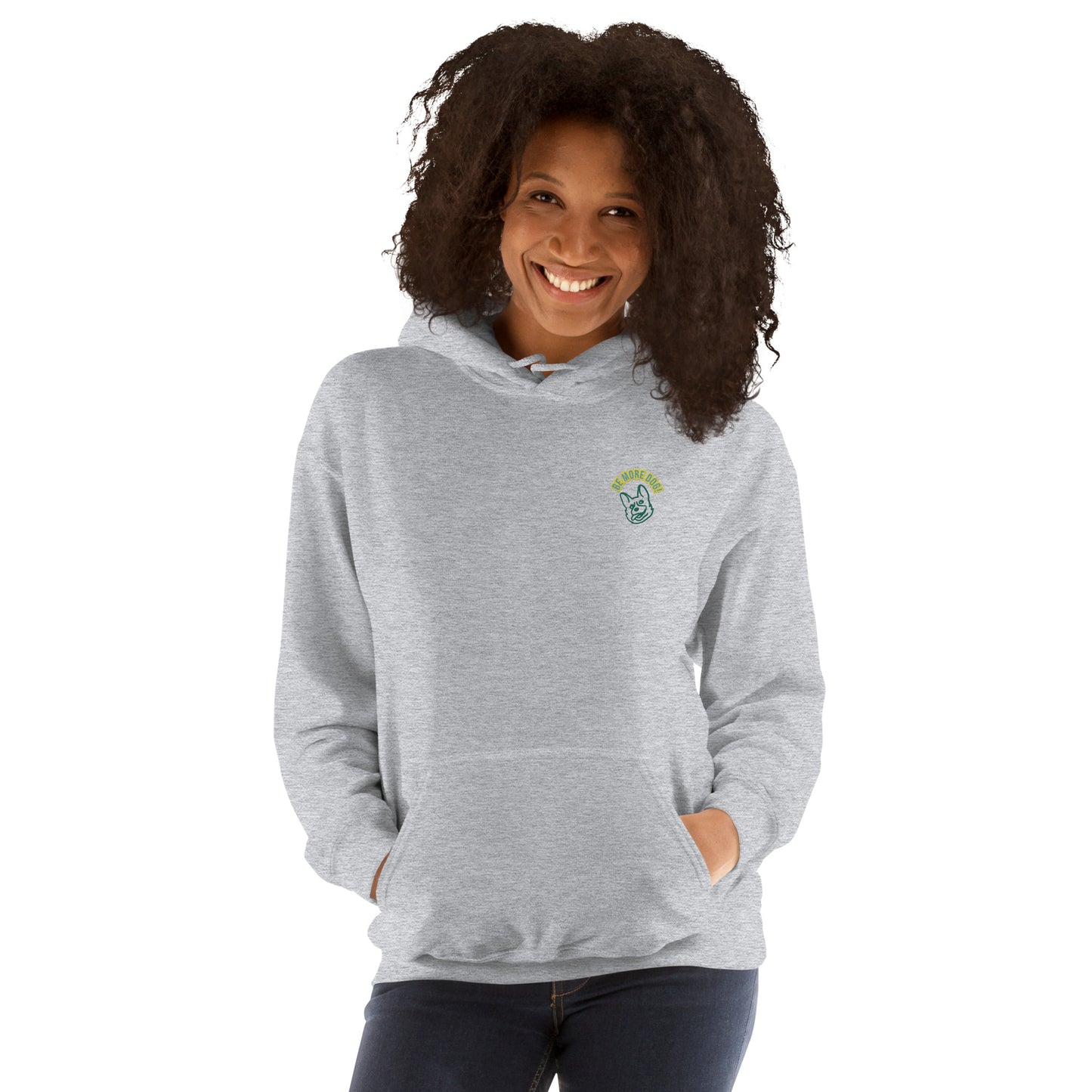 Be More Dog - Embroidered Hoodie