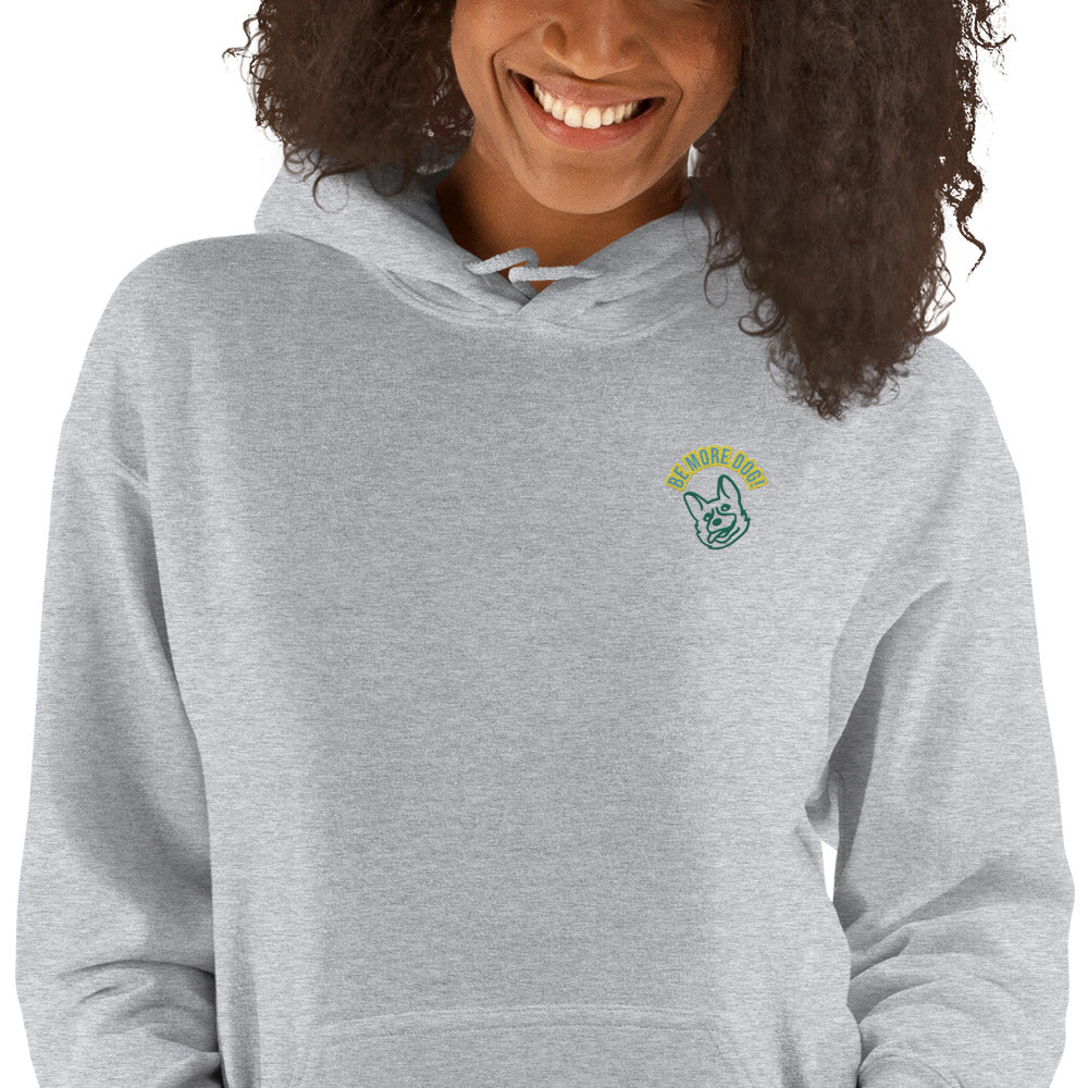 Be More Dog - Embroidered Hoodie