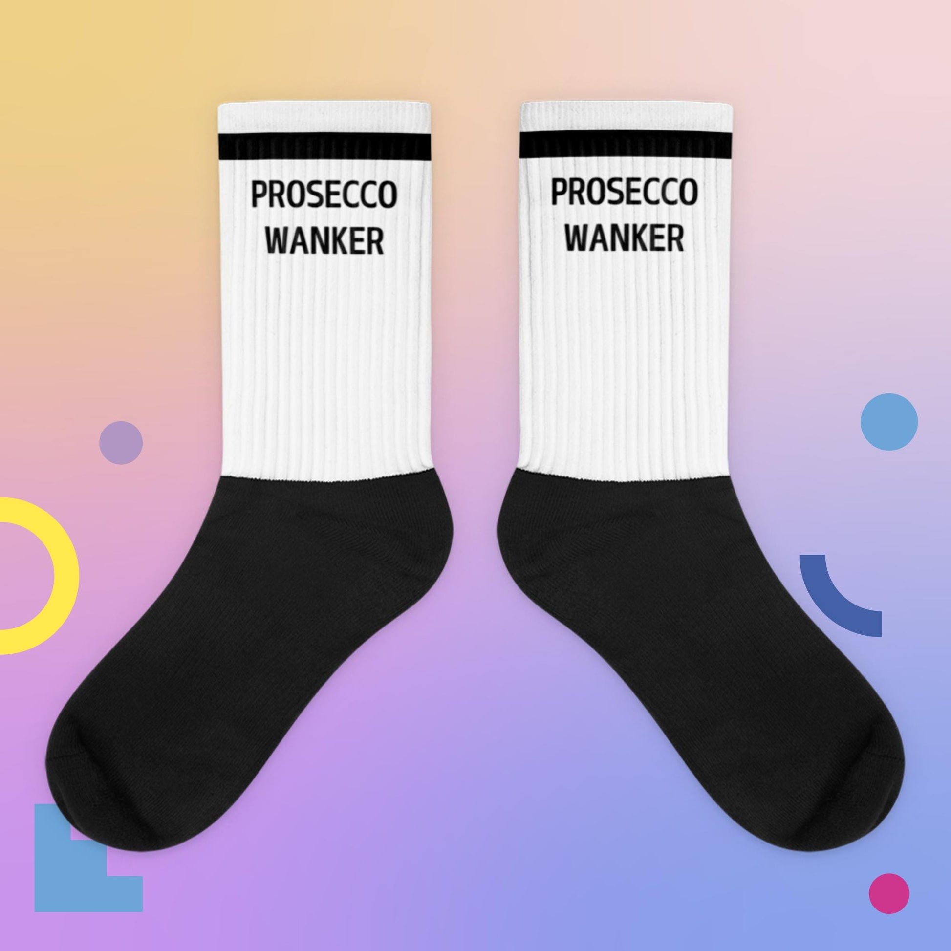 Prosecco Wanker Socks