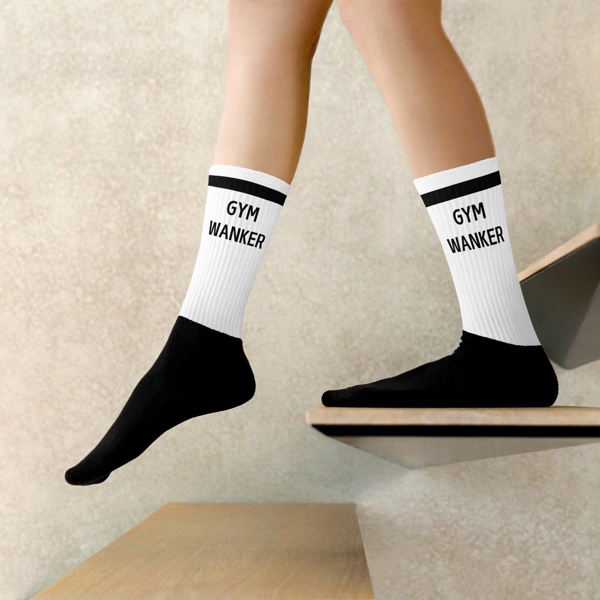 Gym Wanker Socks, Funny Socks, Unisex Socks, Printed Socks, Novelty Socks, Novelty Gifts, Secret Santa Gifts, Wanker Socks