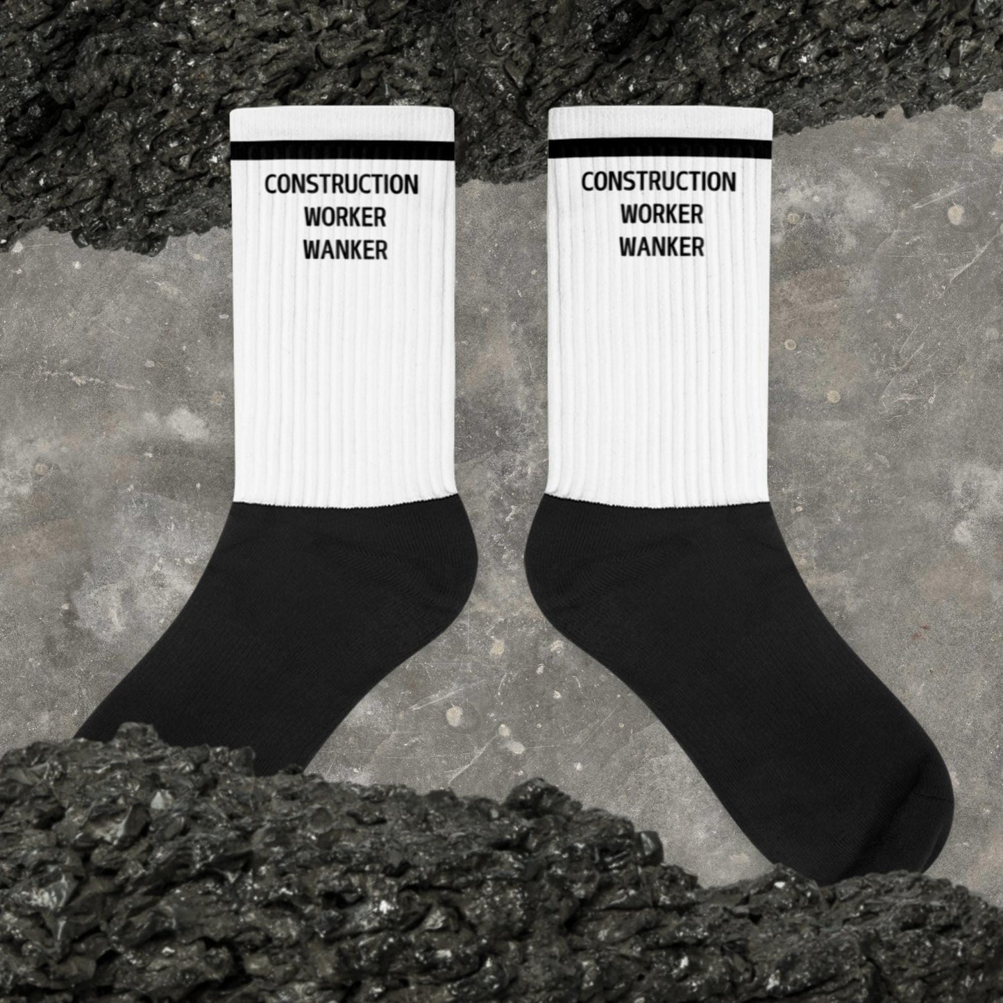 Wanker Socks - Construction Worker Wanker