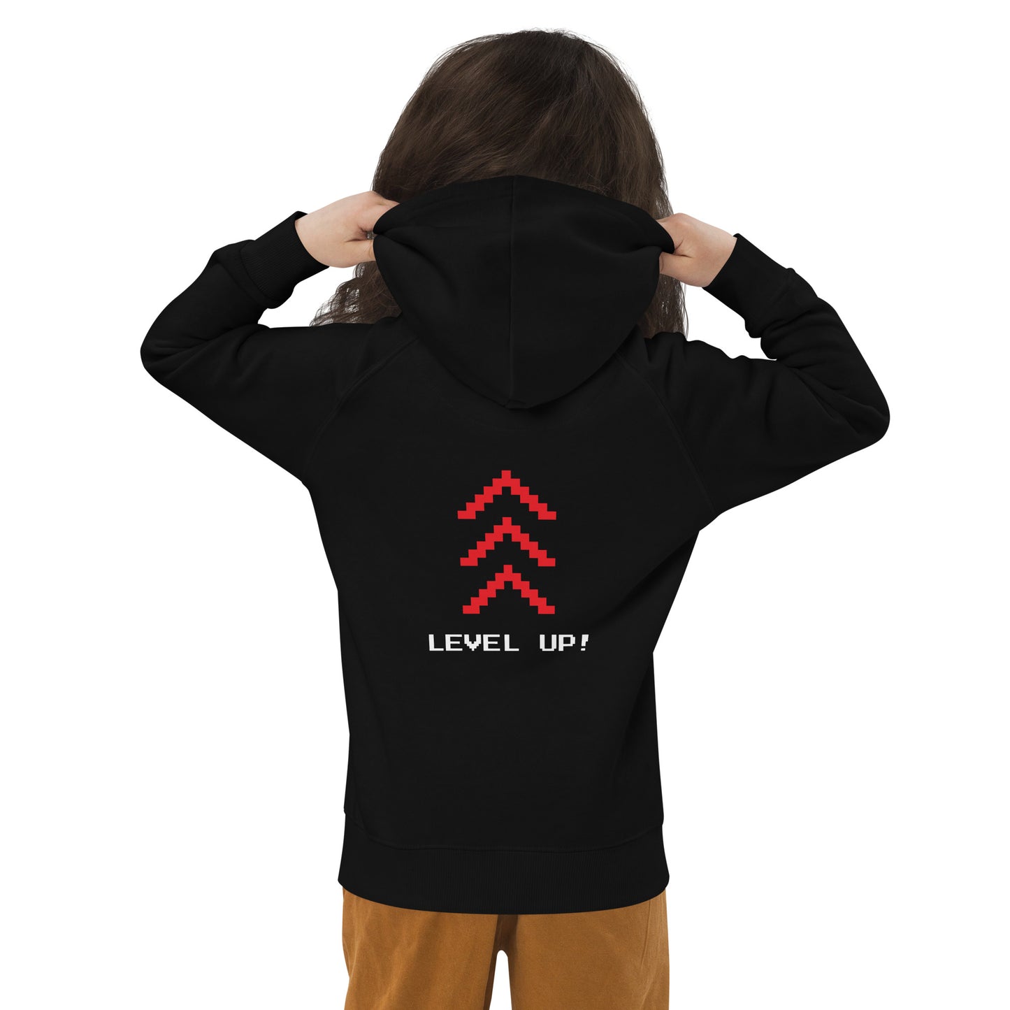 Level Up Retro Gaming Kids Hoodie