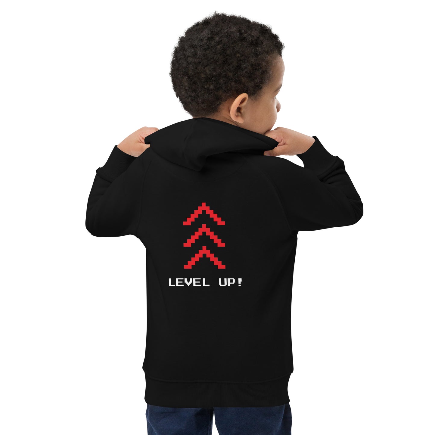 Level Up Retro Gaming Kids Hoodie