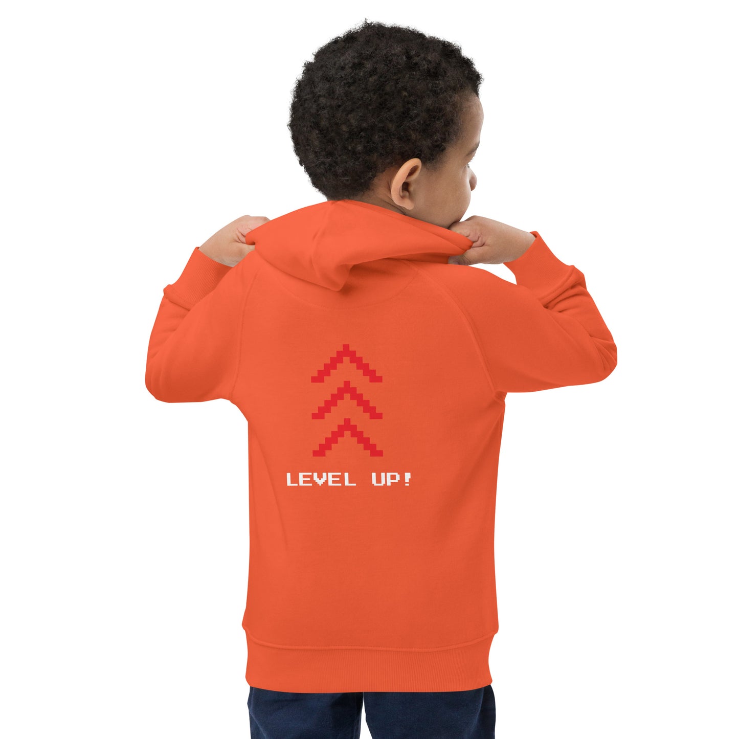 Level Up Retro Gaming Kids Hoodie