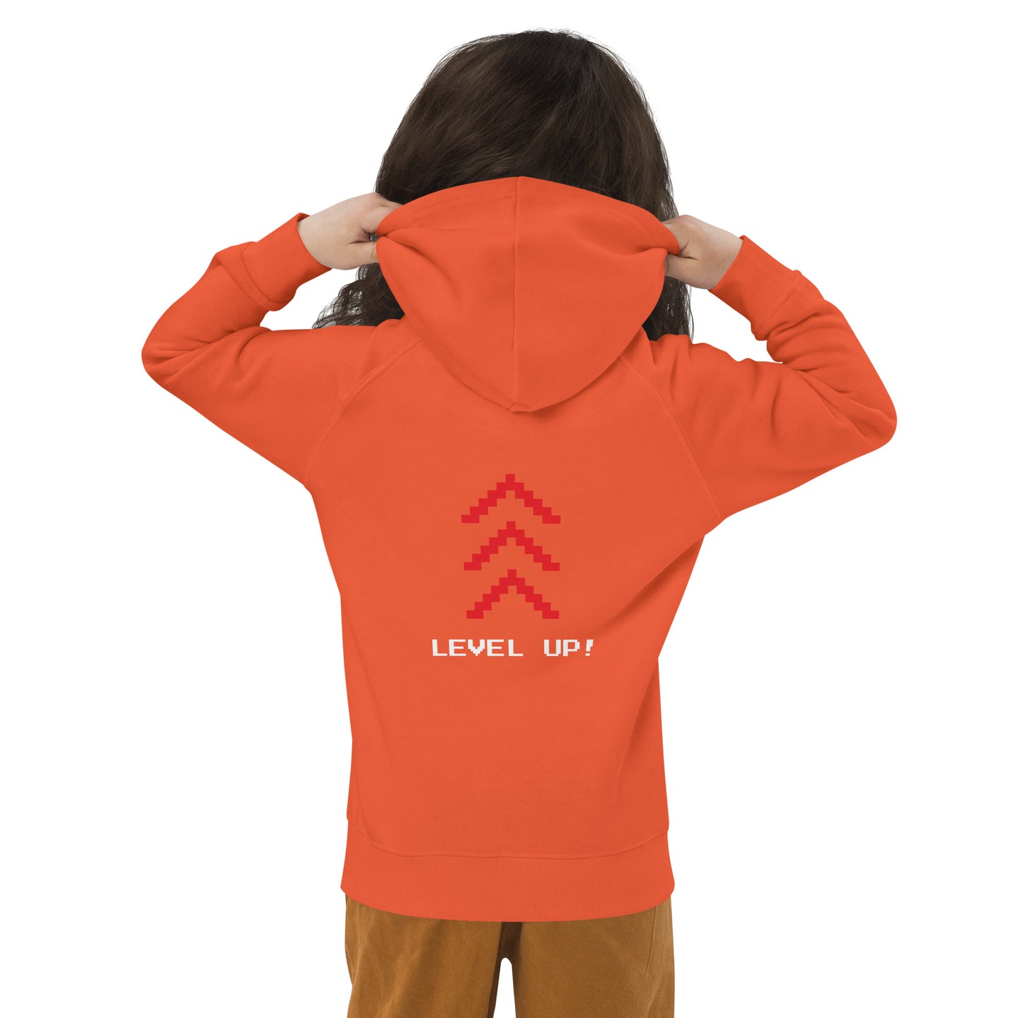 Level Up Retro Gaming Kids Hoodie