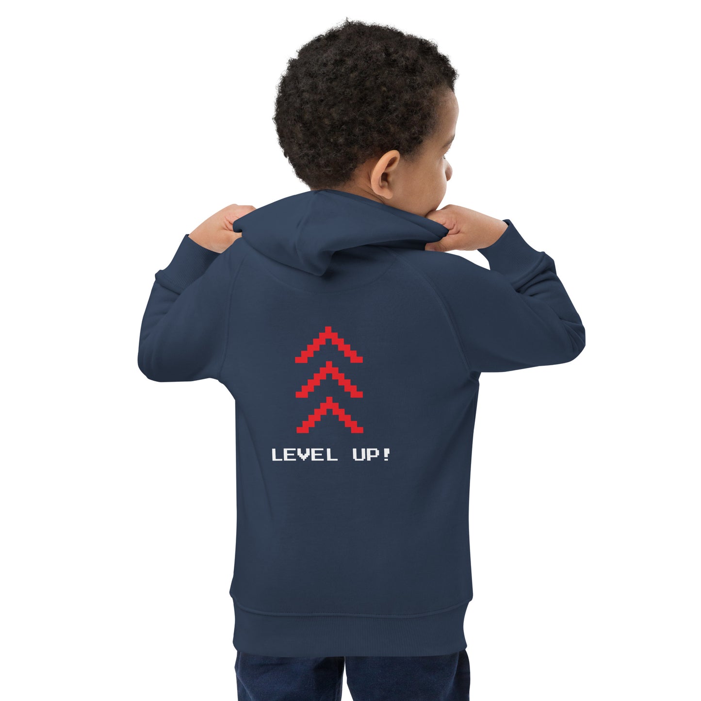 Level Up Retro Gaming Kids Hoodie