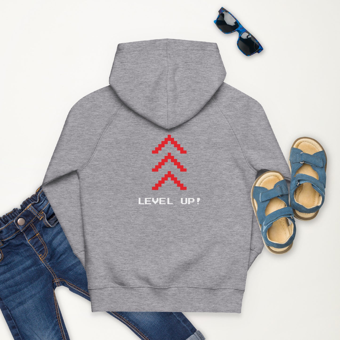 Level Up Retro Gaming Kids Hoodie