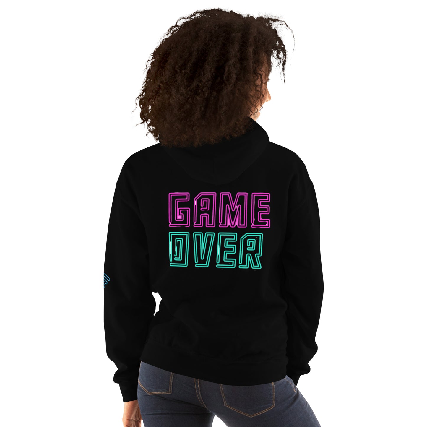 GAME OVER Printed Hoodie