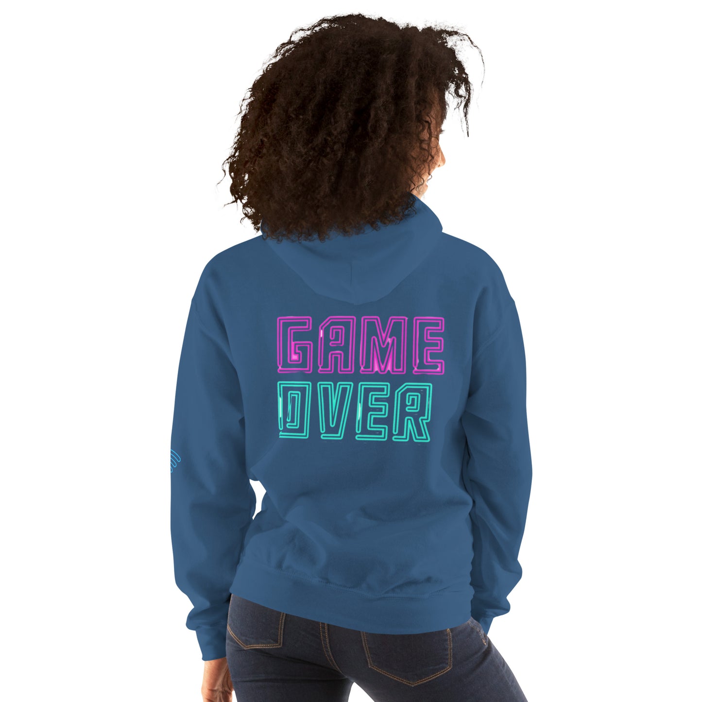 GAME OVER Printed Hoodie