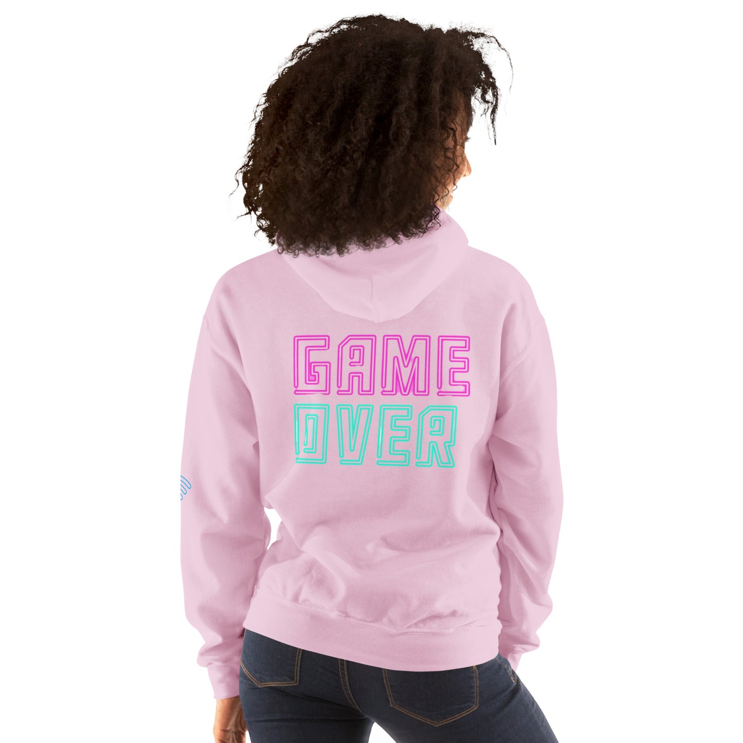 GAME OVER Printed Hoodie