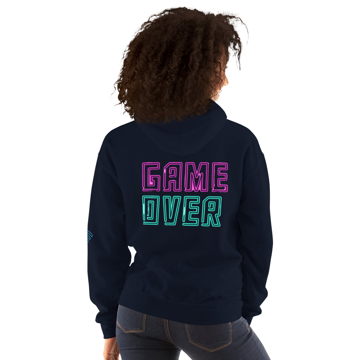 GAME OVER Printed Hoodie