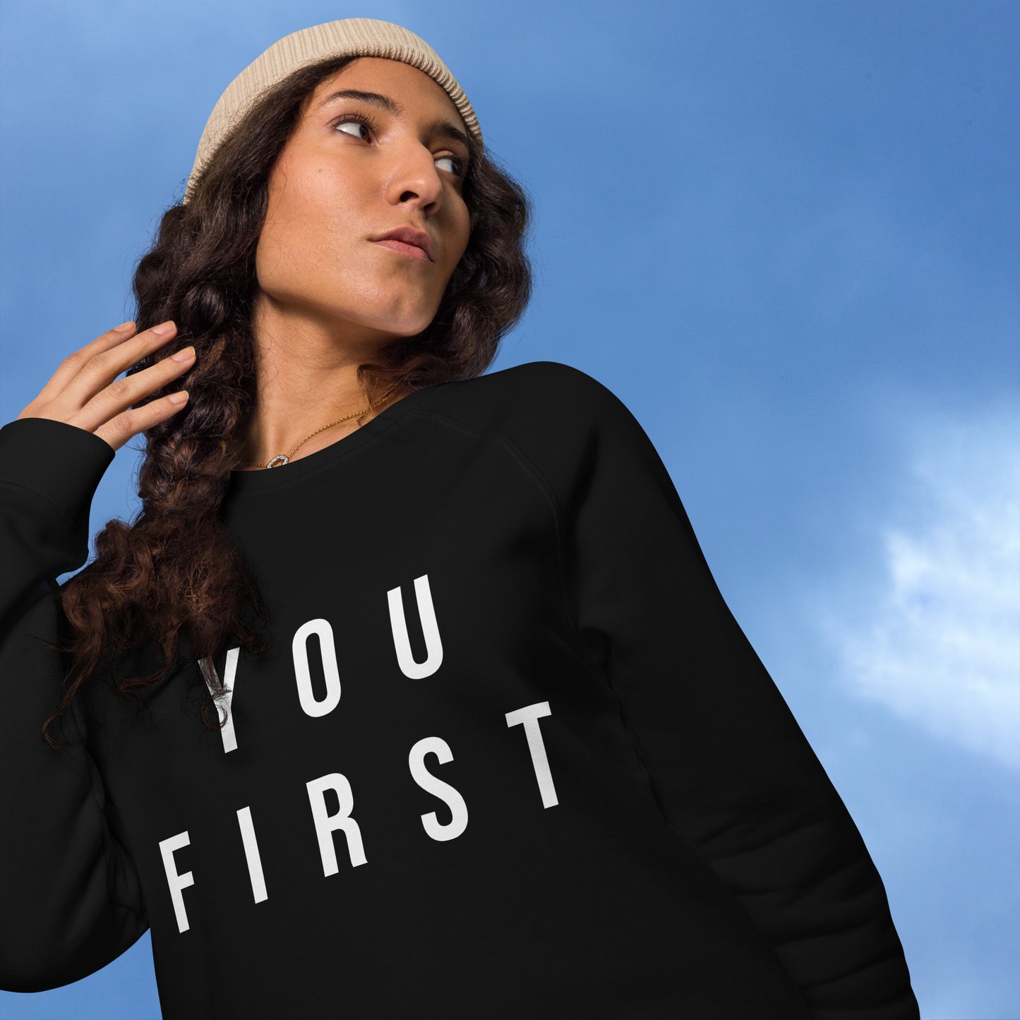 You First - Printed Sweatshirt