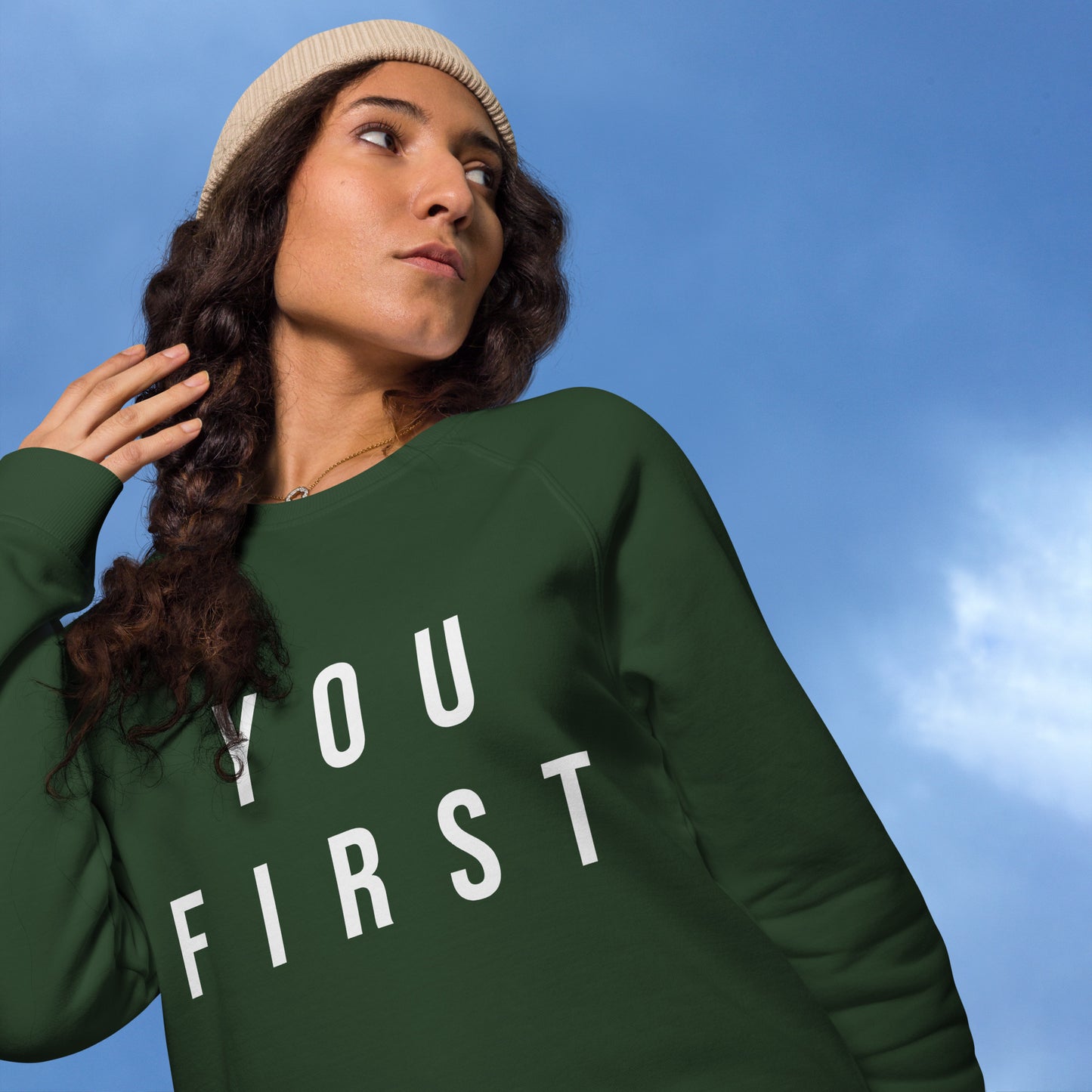 You First - Printed Sweatshirt