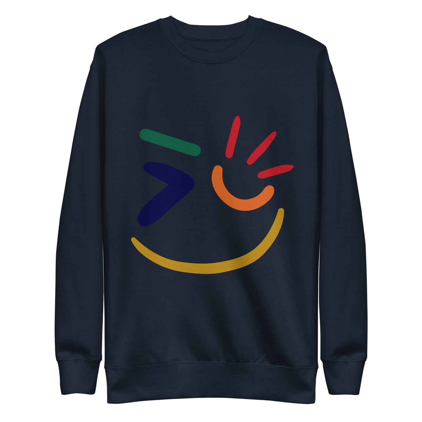 Smiling is Free Therapy - Printed Premium Sweatshirt