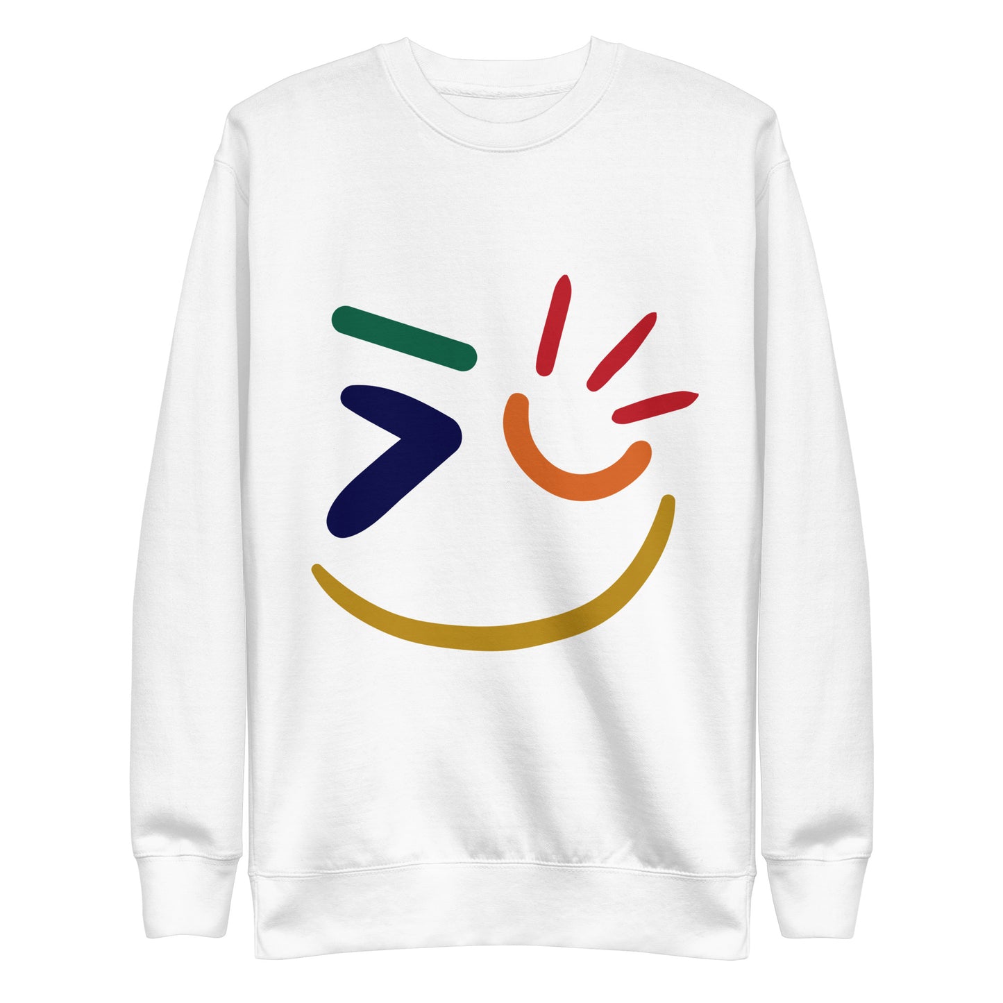 Smiling is Free Therapy - Printed Premium Sweatshirt