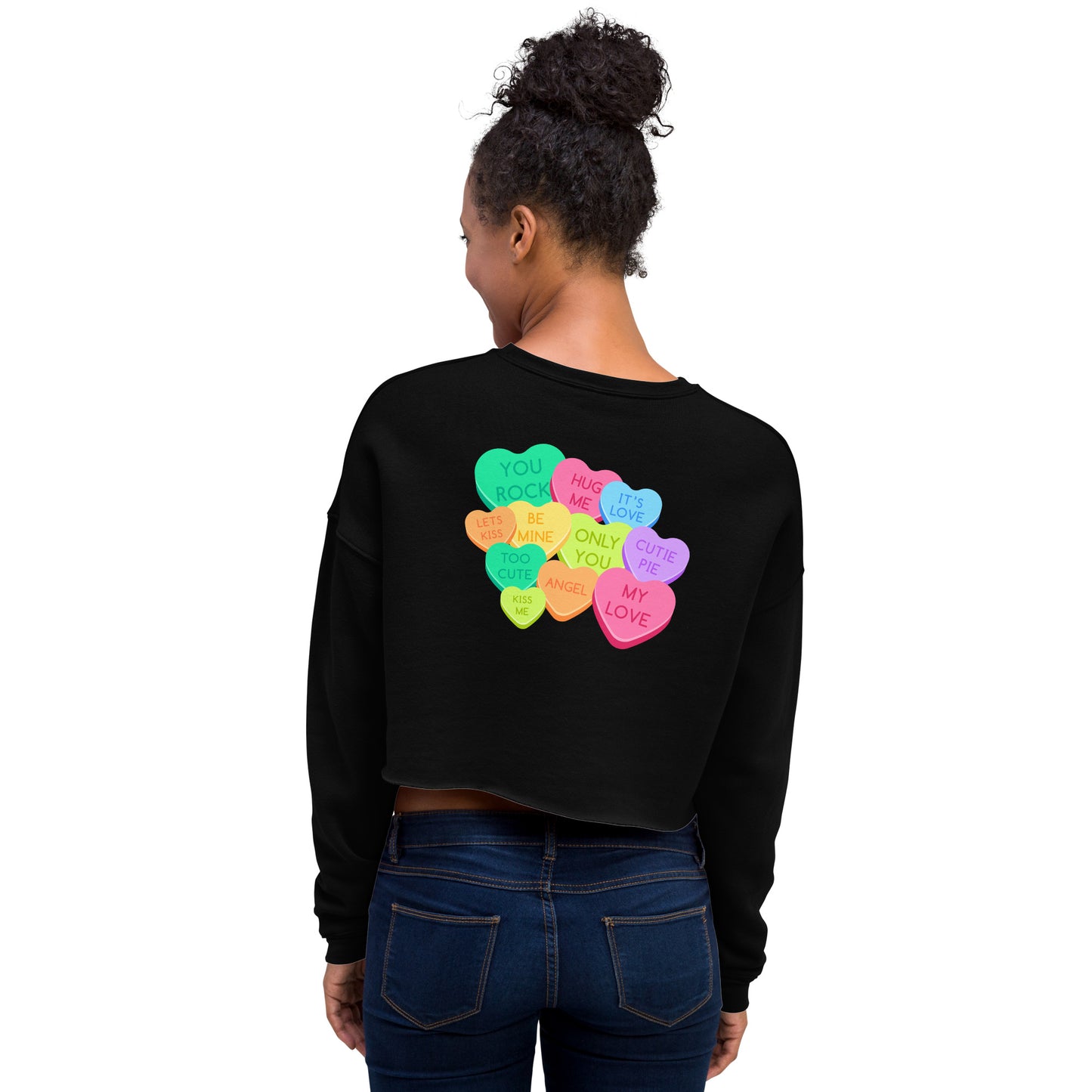 Love Hearts - Crop Sweatshirt