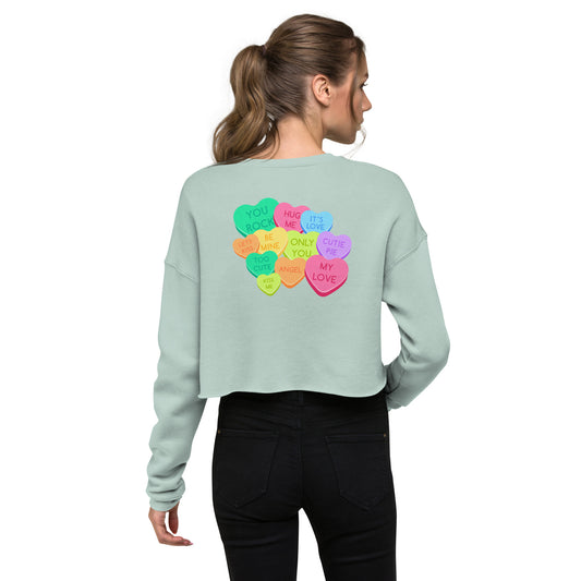 Love Hearts - Crop Sweatshirt