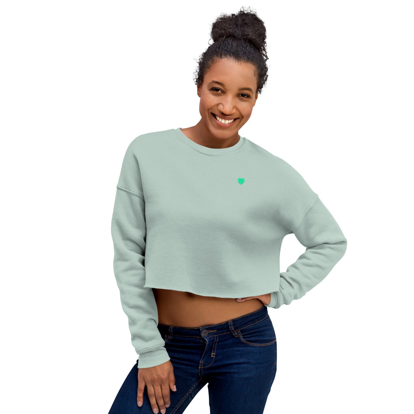 Love Hearts - Crop Sweatshirt